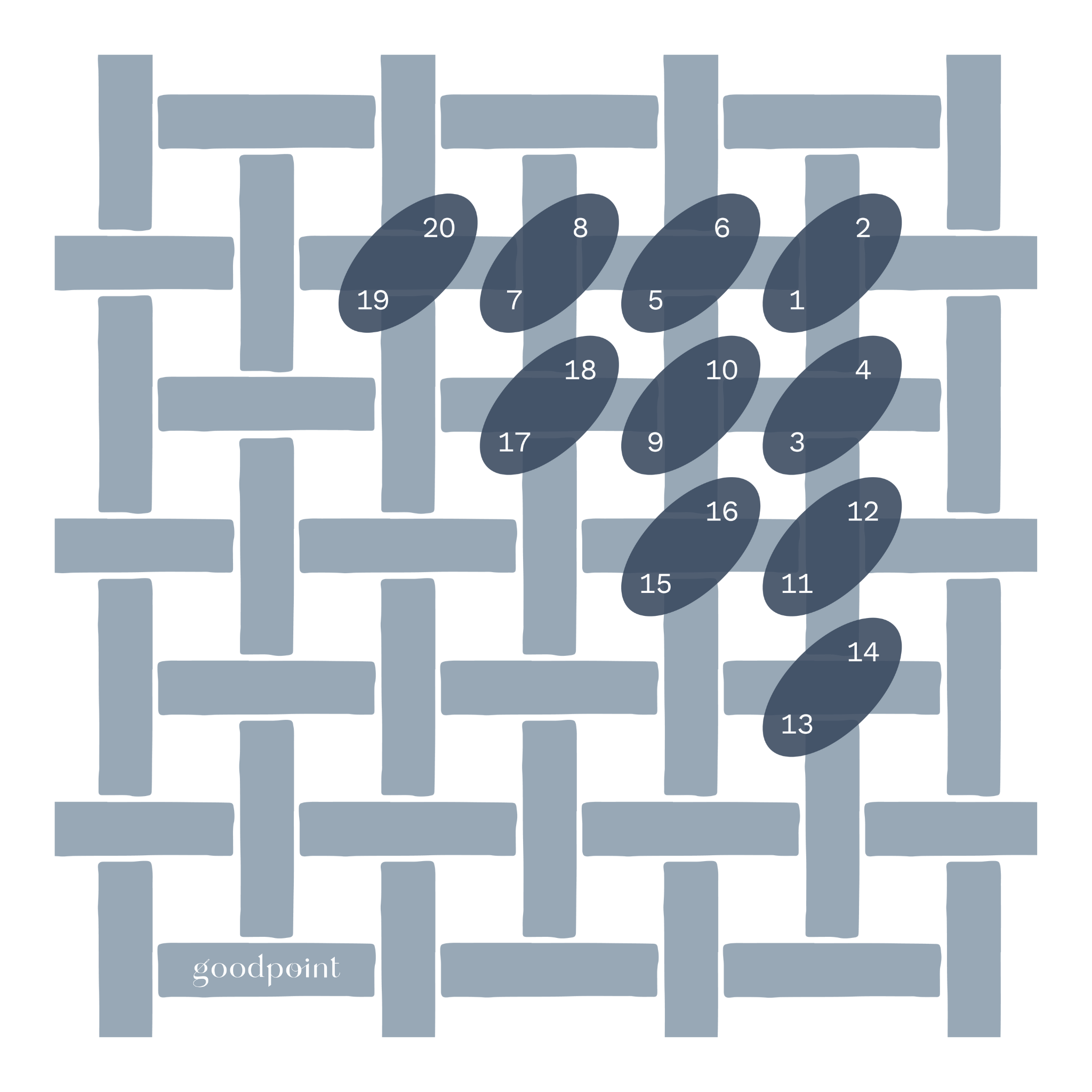 How to Needlepoint Tent Stitches Goodpoint Needlepoint