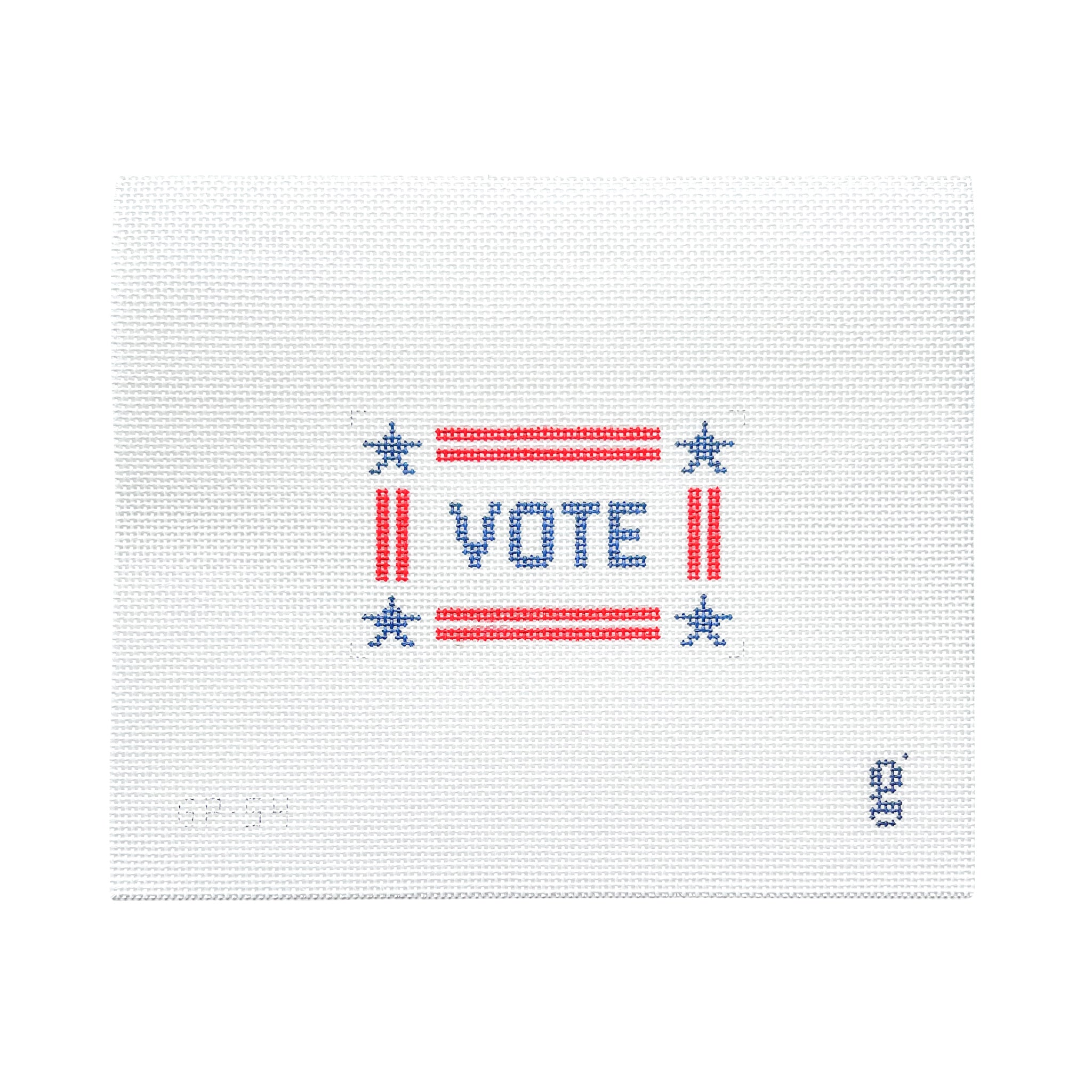 VOTE Canvas Goodpoint Needlepoint vote-canvas-goodpoint-needlepoint