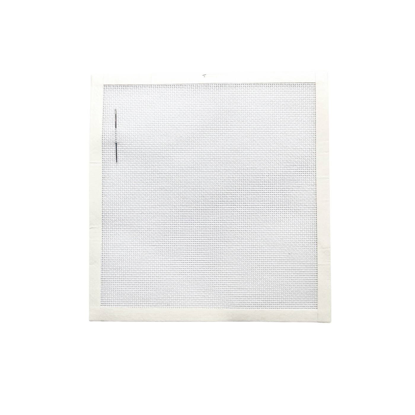 Blank Interlock Needlepoint Canvas White 